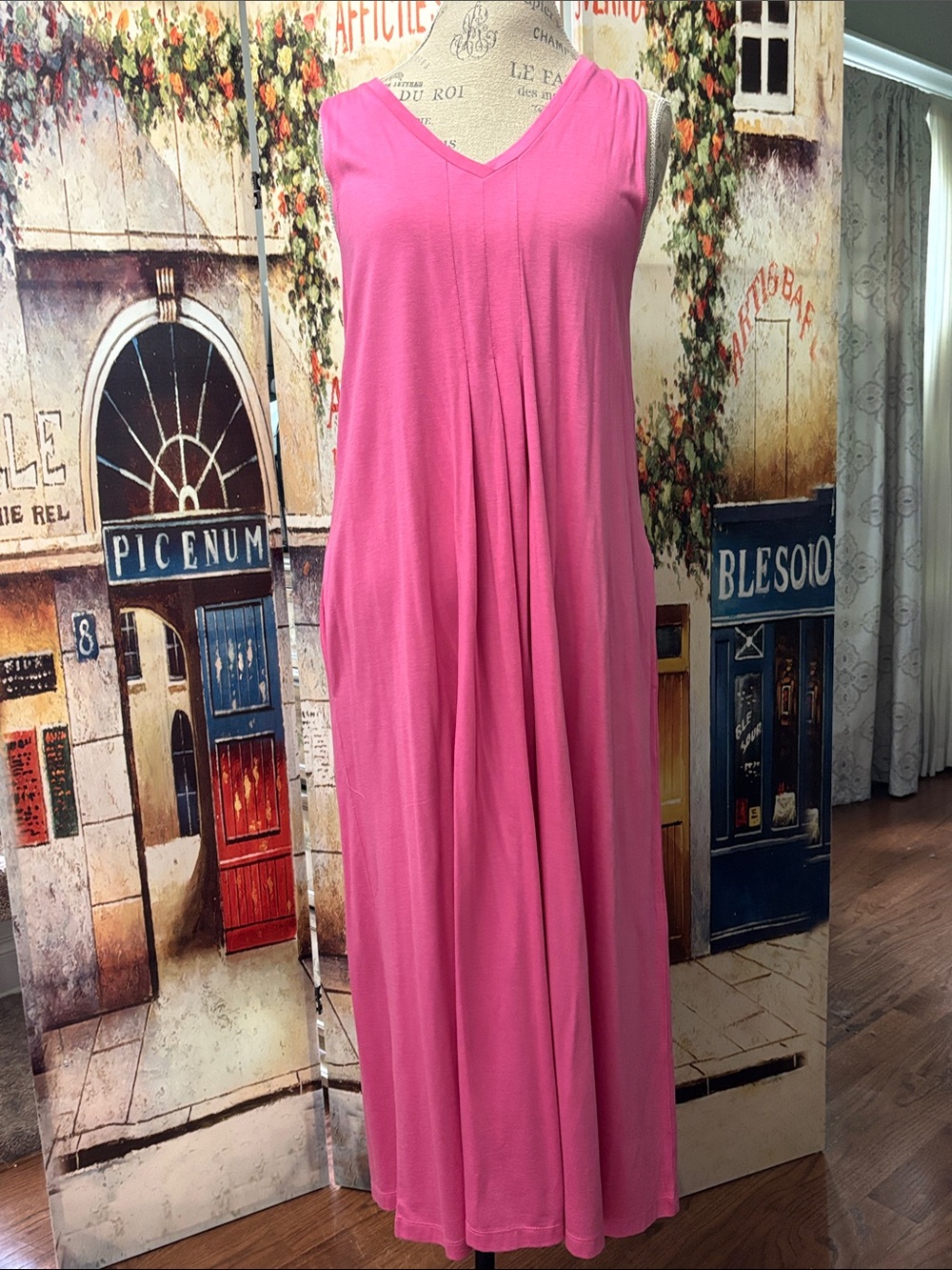 Gudrun Sjoden Jersey Dress, Peony, Size Medium